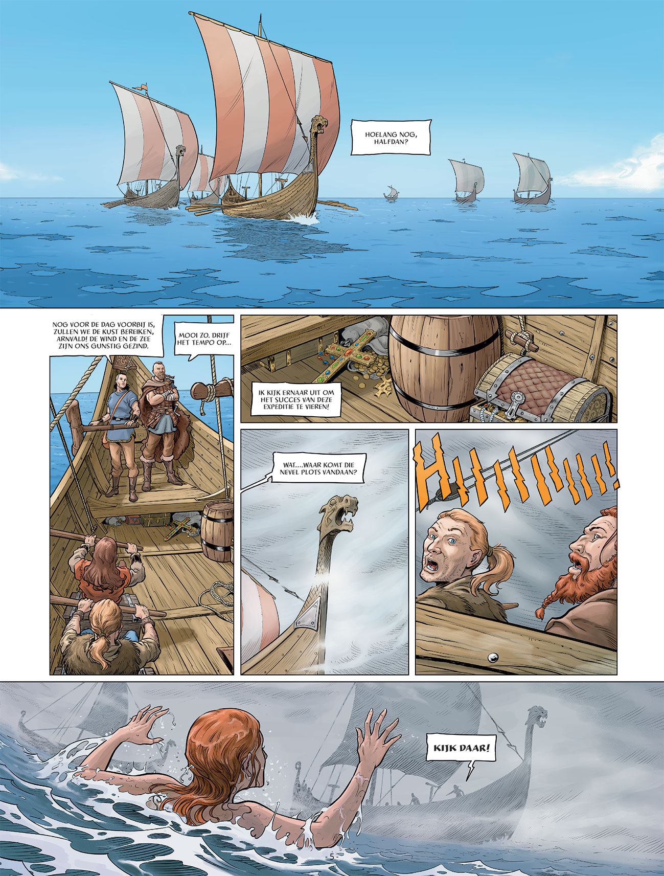 Meerminnen & Vikingen 2 pagina 1